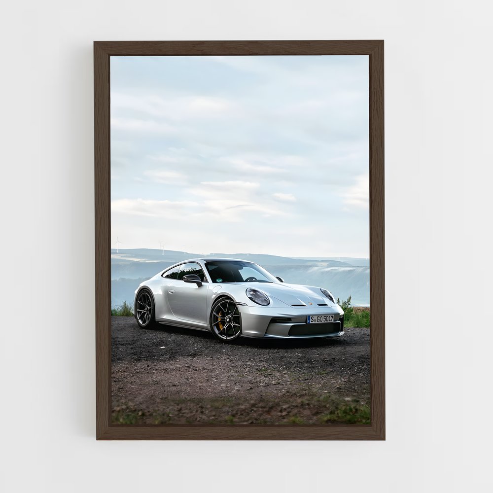Poster gt touring magnifique – affiche Porsche (vue 5)